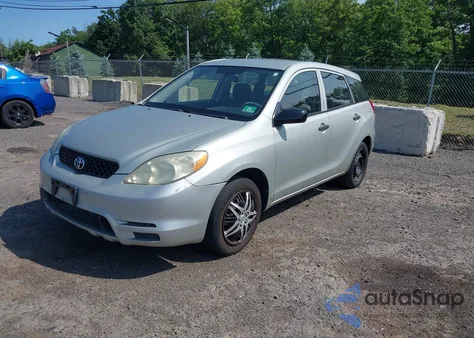2003 Toyota Matrix Standard z USA, uszkodzony, nr VIN 2T1KR32E43C038138